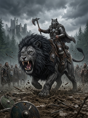 Lion des Steppes